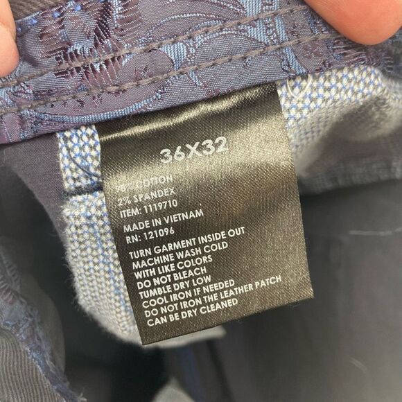 English Laundry Men's Navy Blue Straight-Leg Stretch Jeans Size 36 x 32 - Picture 4 of 6